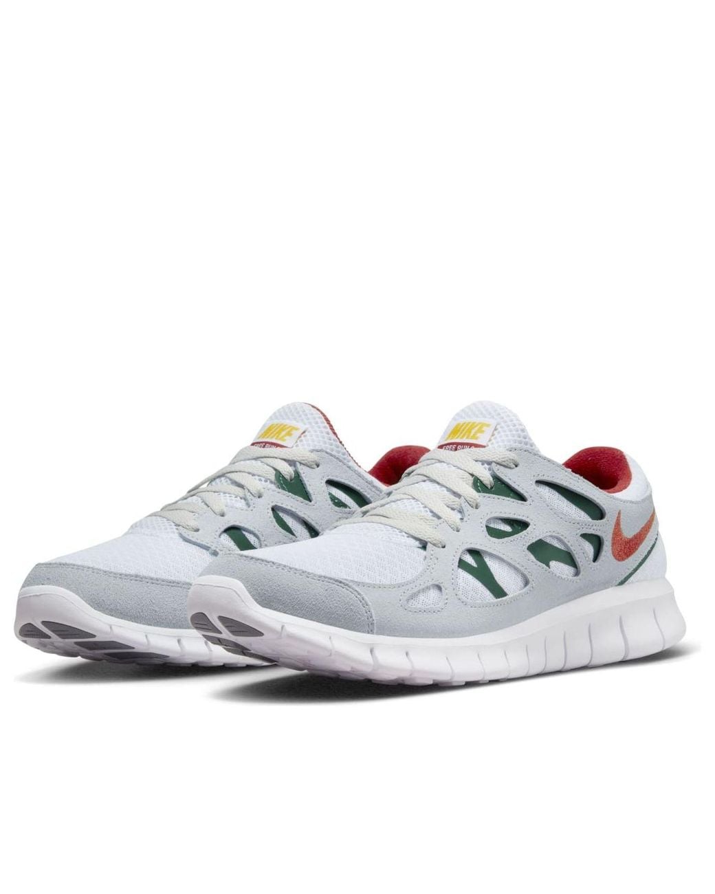 Nike White Free Run 2 Gorge Cinnabar' for men