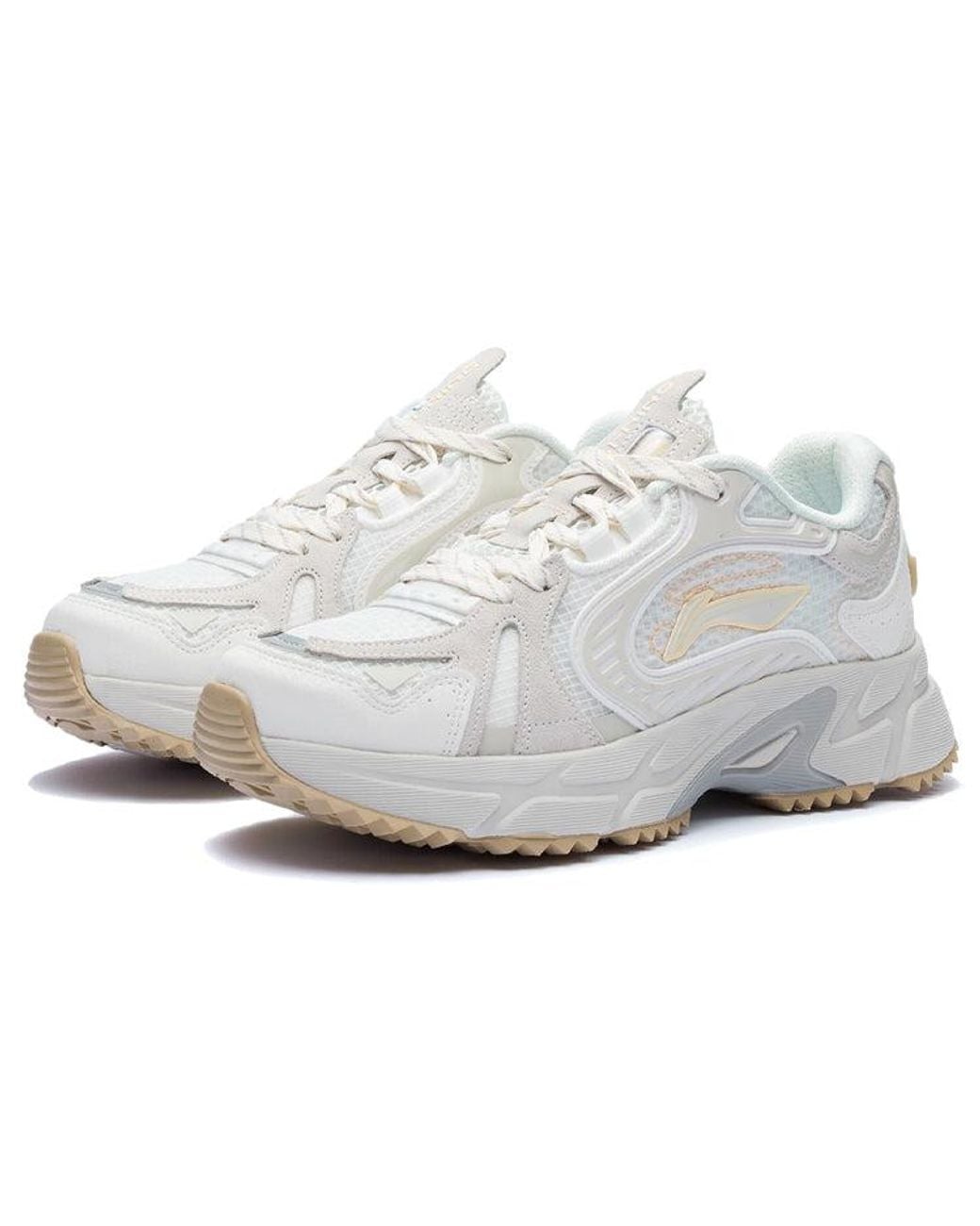 Li-ning White (Wmns) Shiguang Khaki'