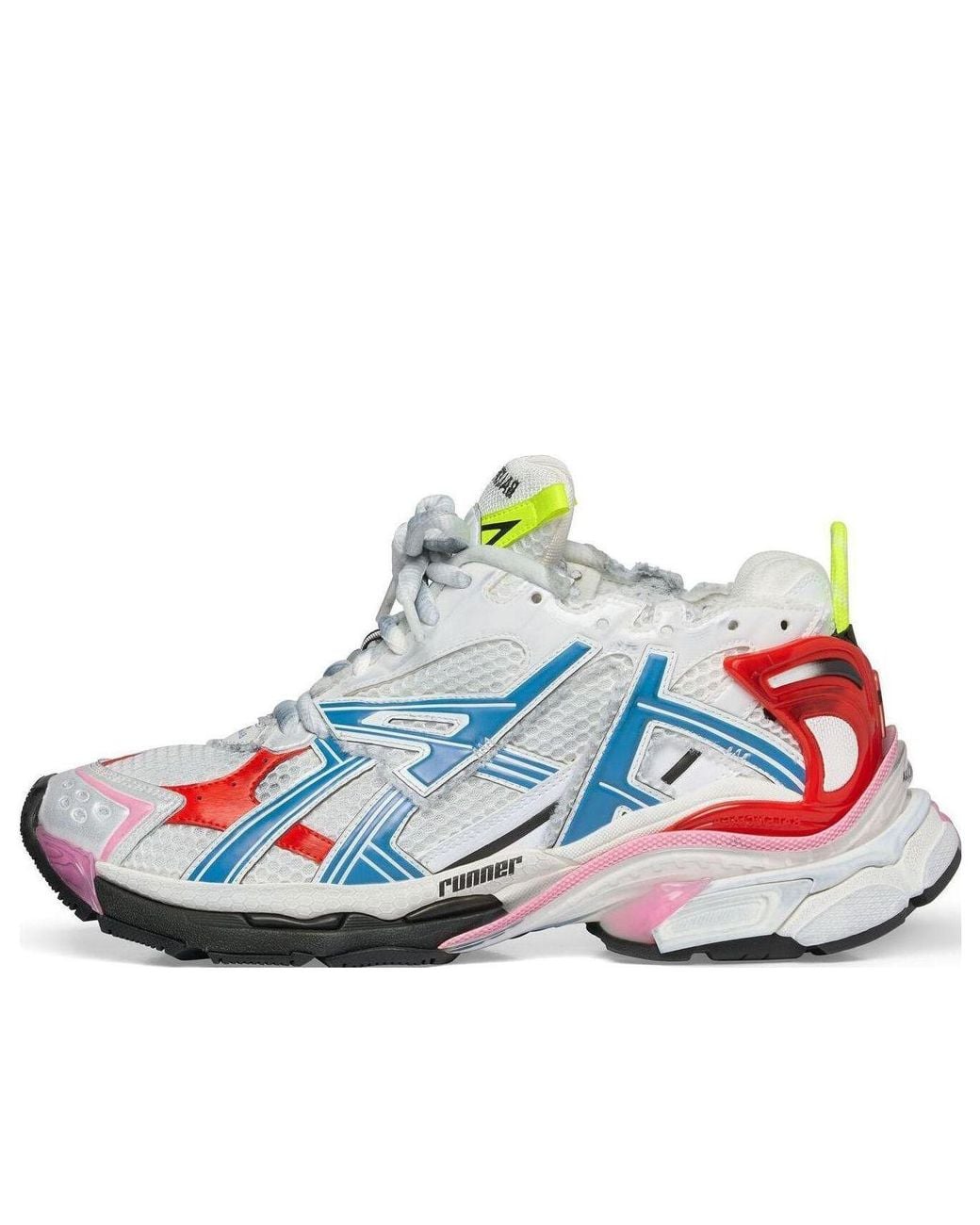 Balenciaga Blue Runner Sneakers Mesh And Nylon' for men