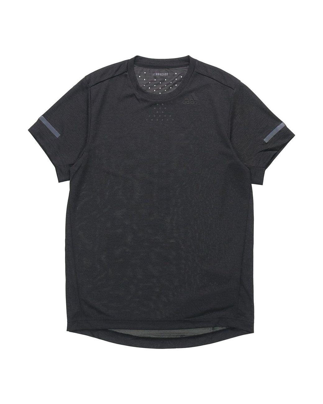 Adidas Black Running Sports Short Sleeve T-Shirt for men