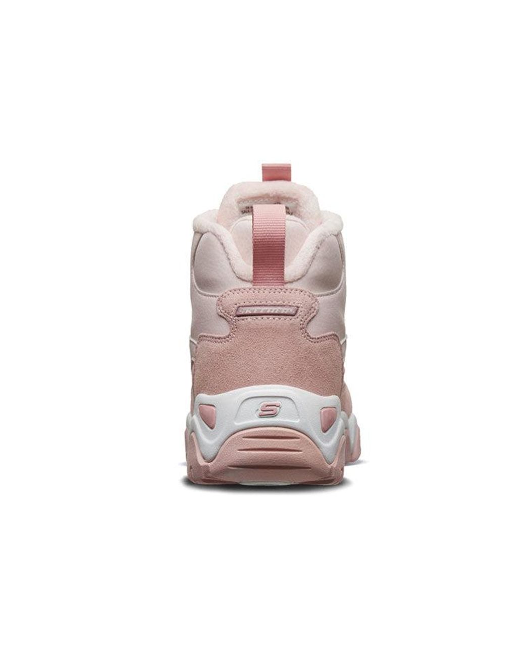 Skechers Pink (Wmns) D Lites 2.0 High-Top Running Shoes