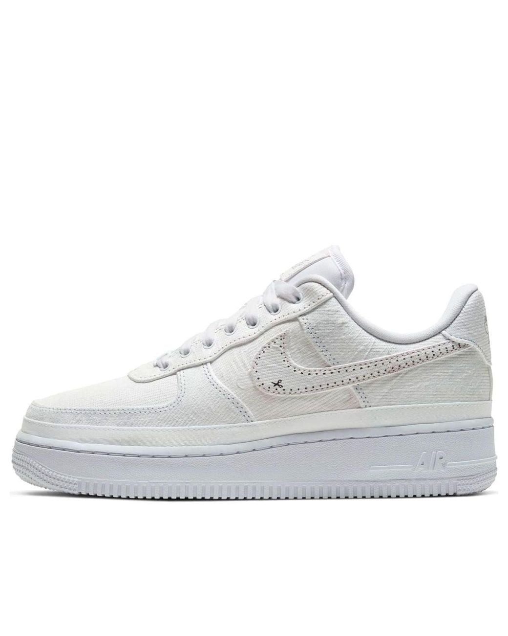 Nike White (Wmns) Air Force 1 Low 'Tear Away'