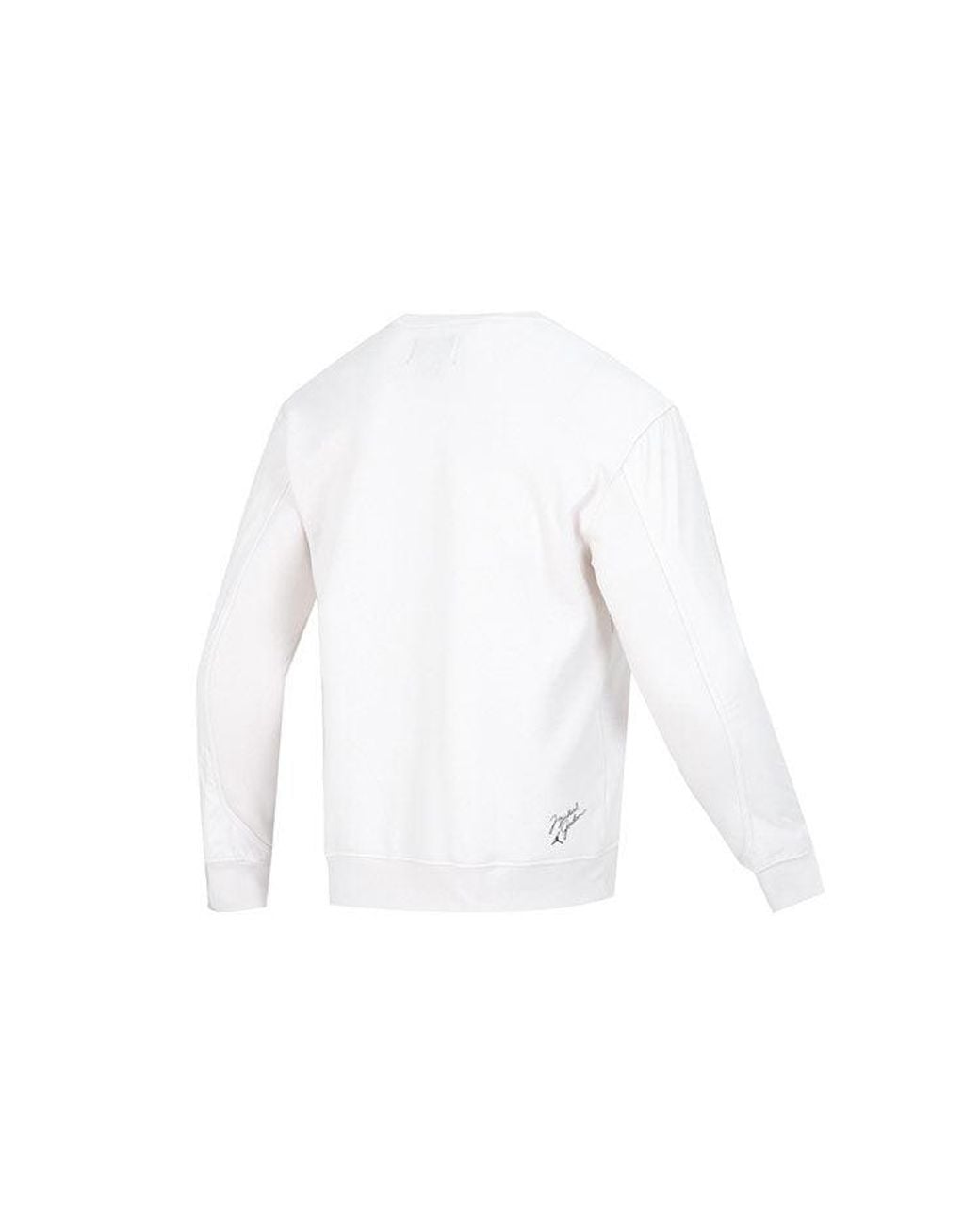 Nike White As J Flt Mvp Gfx Fleece Crew for men