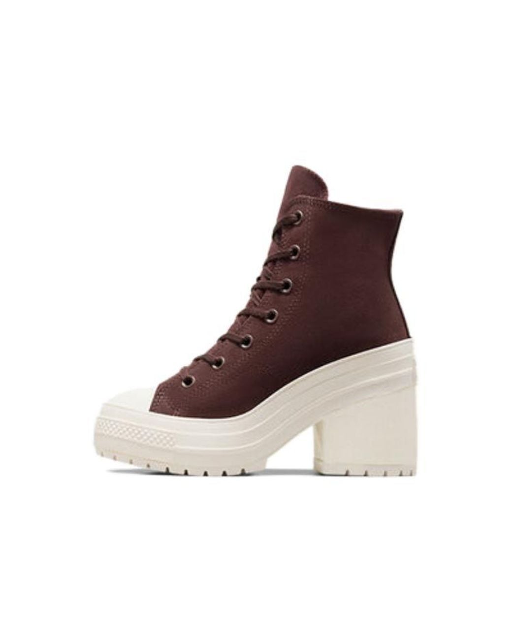 Converse Brown (Wmns) Chuck 70 De Luxe Heel Suede Shoes 'Eternal Earth'