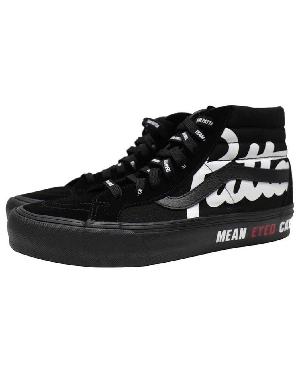 Vans Black Patta X Vault Sk8-Hi Reissue Vlt Lx 'Mean Eyed Cat for men