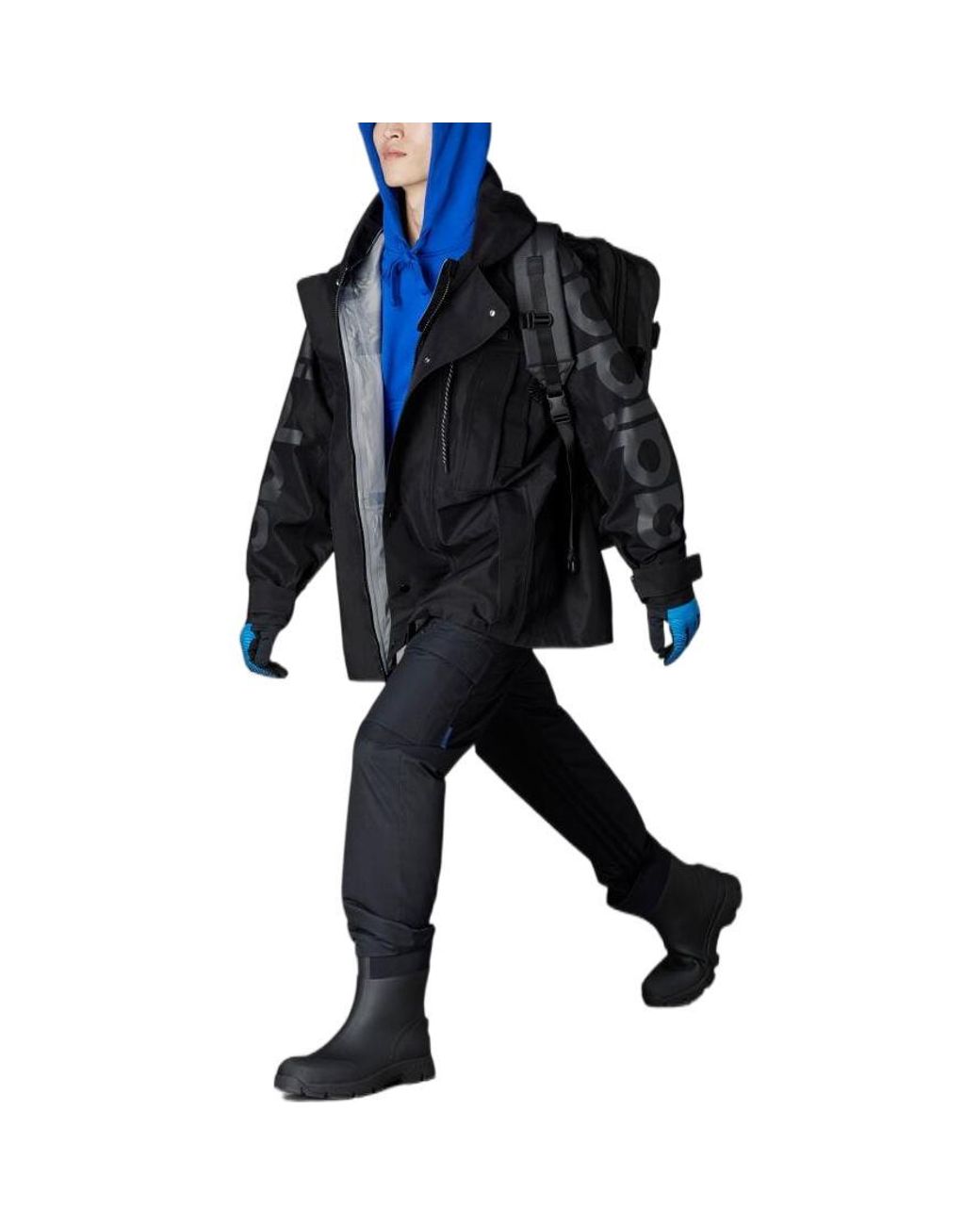 adidas Version Gore-Tex Climacool Outdoor Adventure Jacket in Blue