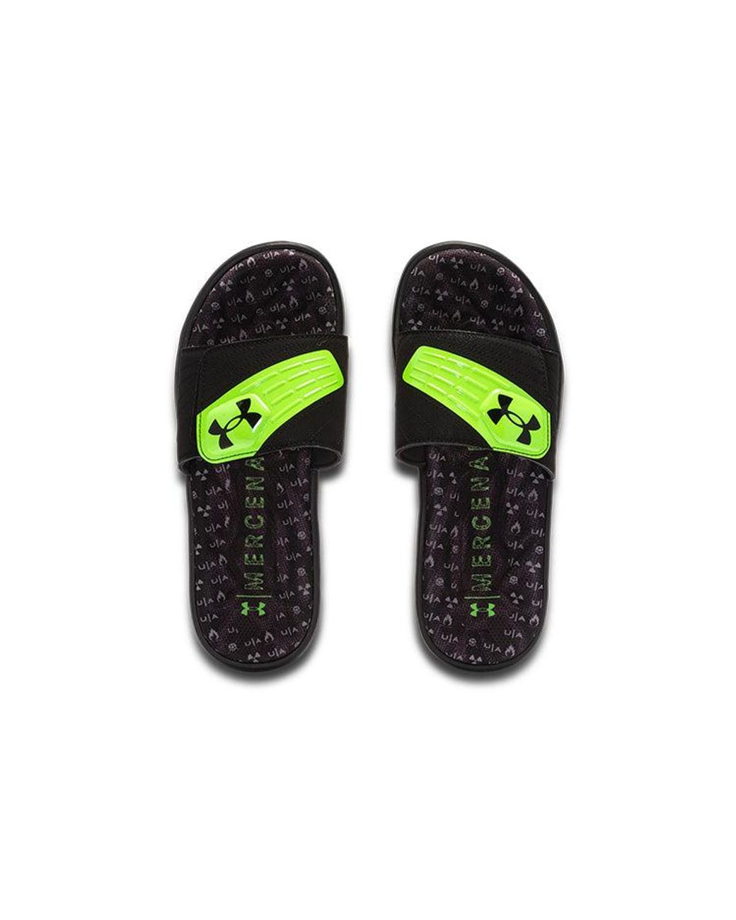 Under Armour Black Mercenary Xii Slipper for men