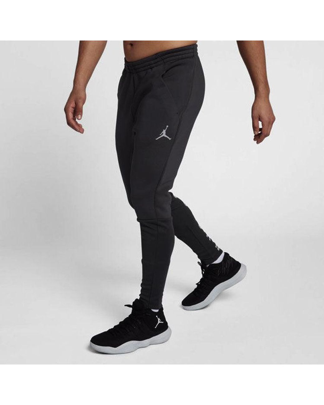 Nike Black 23Engineered Casual Sports Bundle Feet Training Long Pants for men