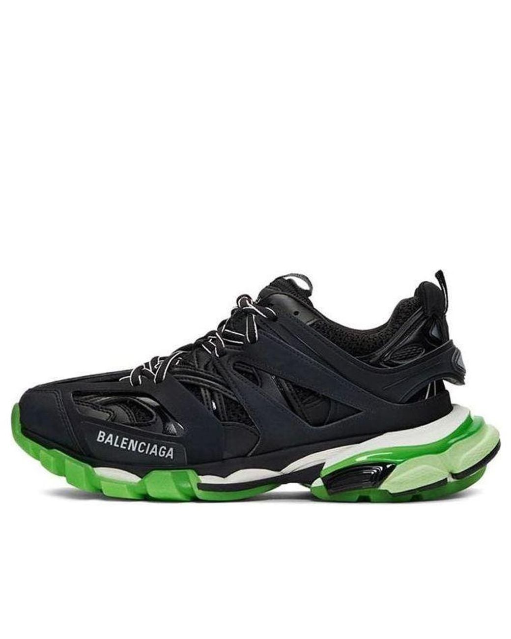 Balenciaga Green Track Trainer Glow' for men