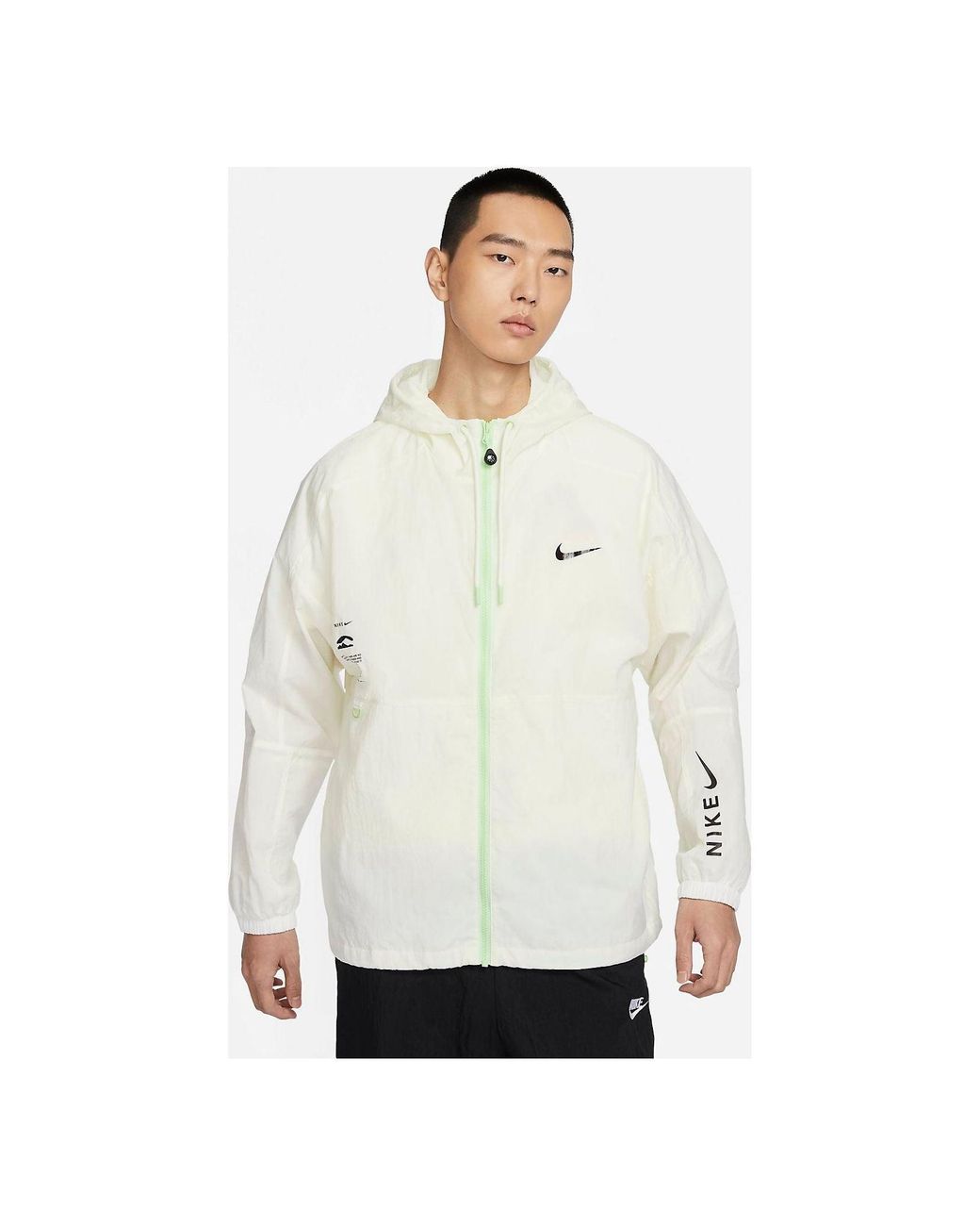 Nike White Sportswear Jacket for men