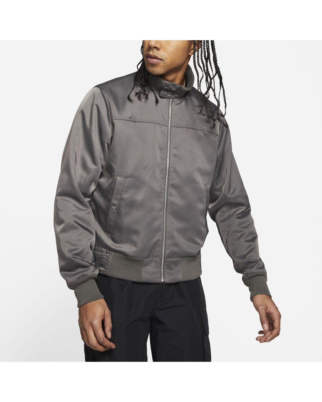 Nike Gray X A Ma Maniere Flight Jacket for men