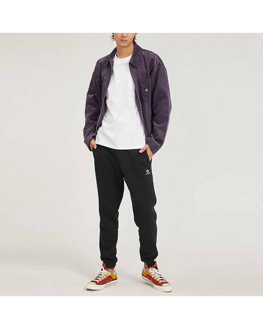 Converse Purple Lightweight Shop Jacket for men