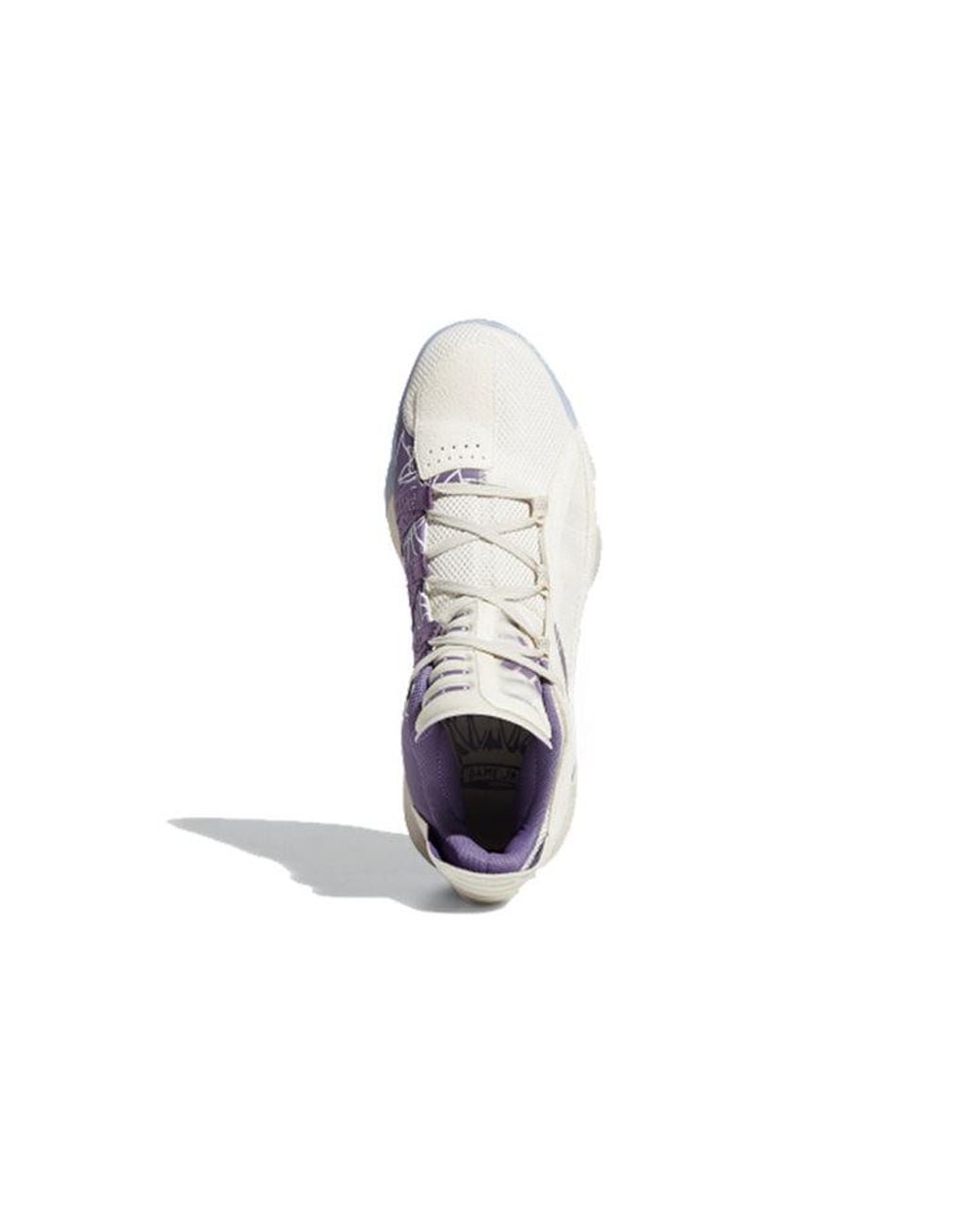 Adidas White Dame 6 'Weber State' for men
