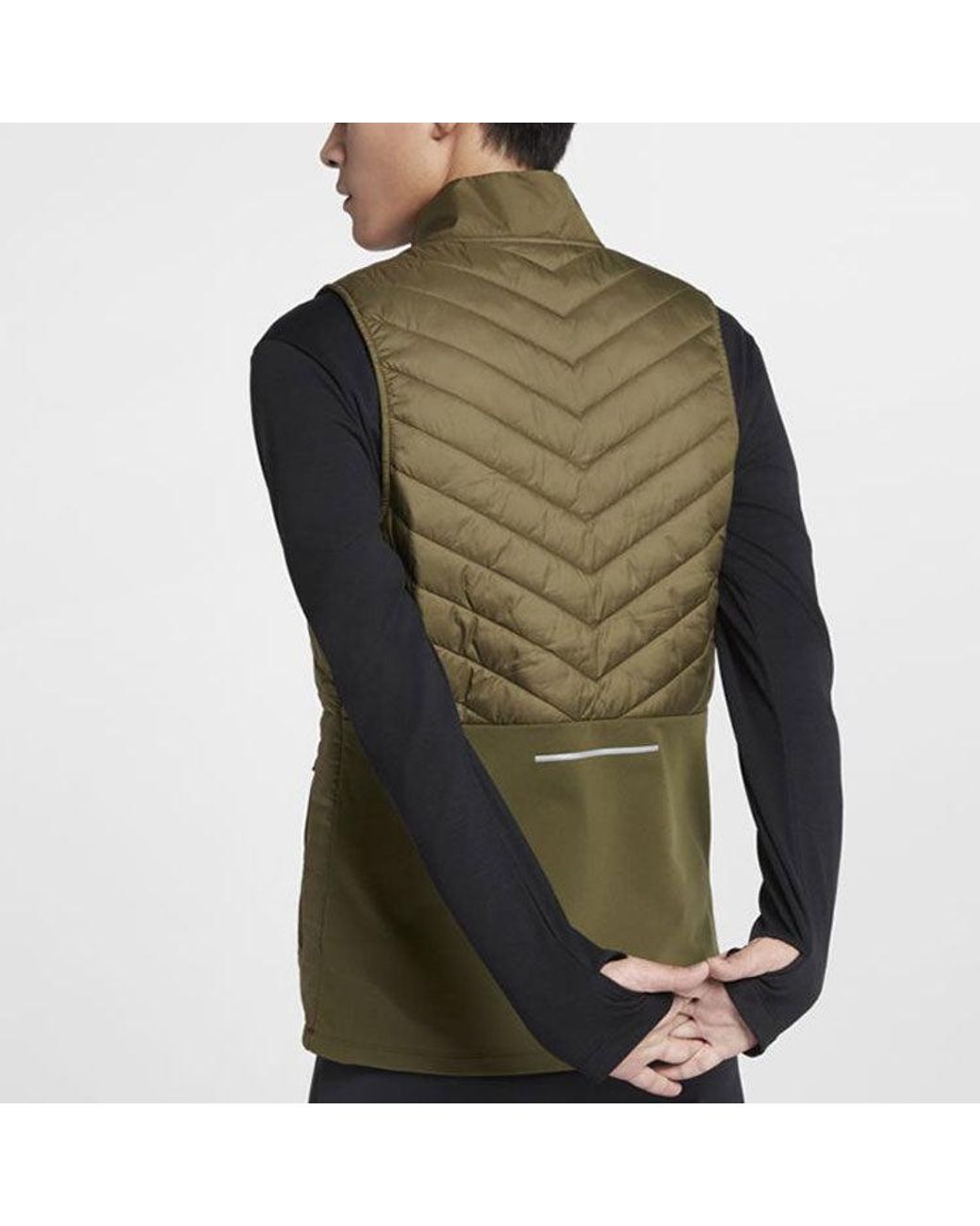 Nike Sport Cotton Vest Militarygreen for men