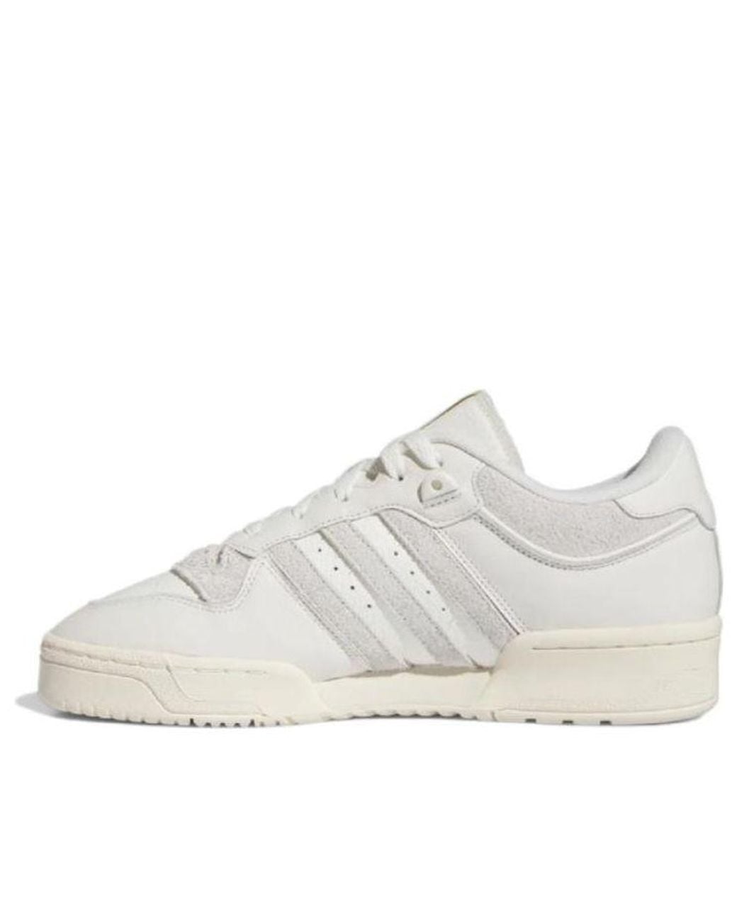 Adidas White Rivalry Low 86 Shoes 'Off Orbit' for men