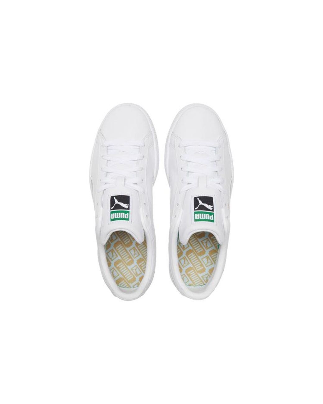 PUMA White Basket Classic 21 Glacial' for men