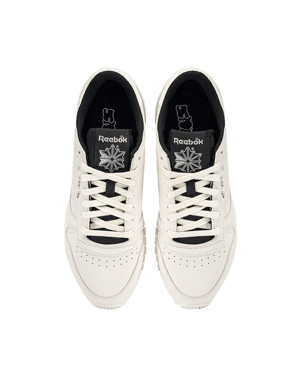 Reebok White Sneeze Classic Leather Core' for men