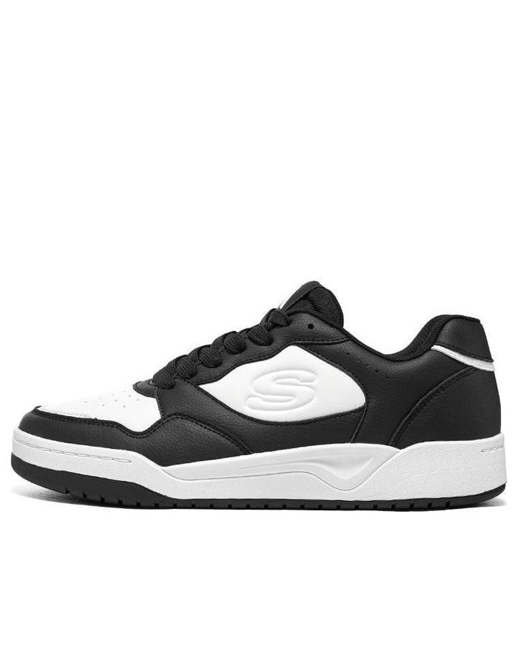 Skechers Black Koopa Court 'Volley Low Varsity for men