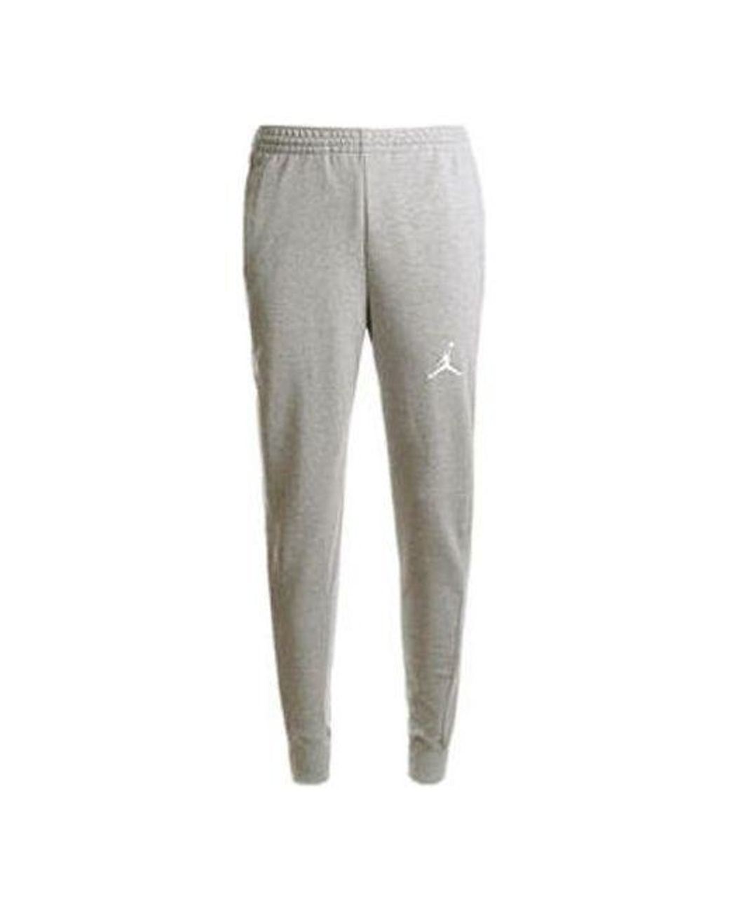 Nike Gray Flight Fleece Embroidered Logo Fleece Lined Bundle Feet Sports Pants/Trousers/Joggers for men