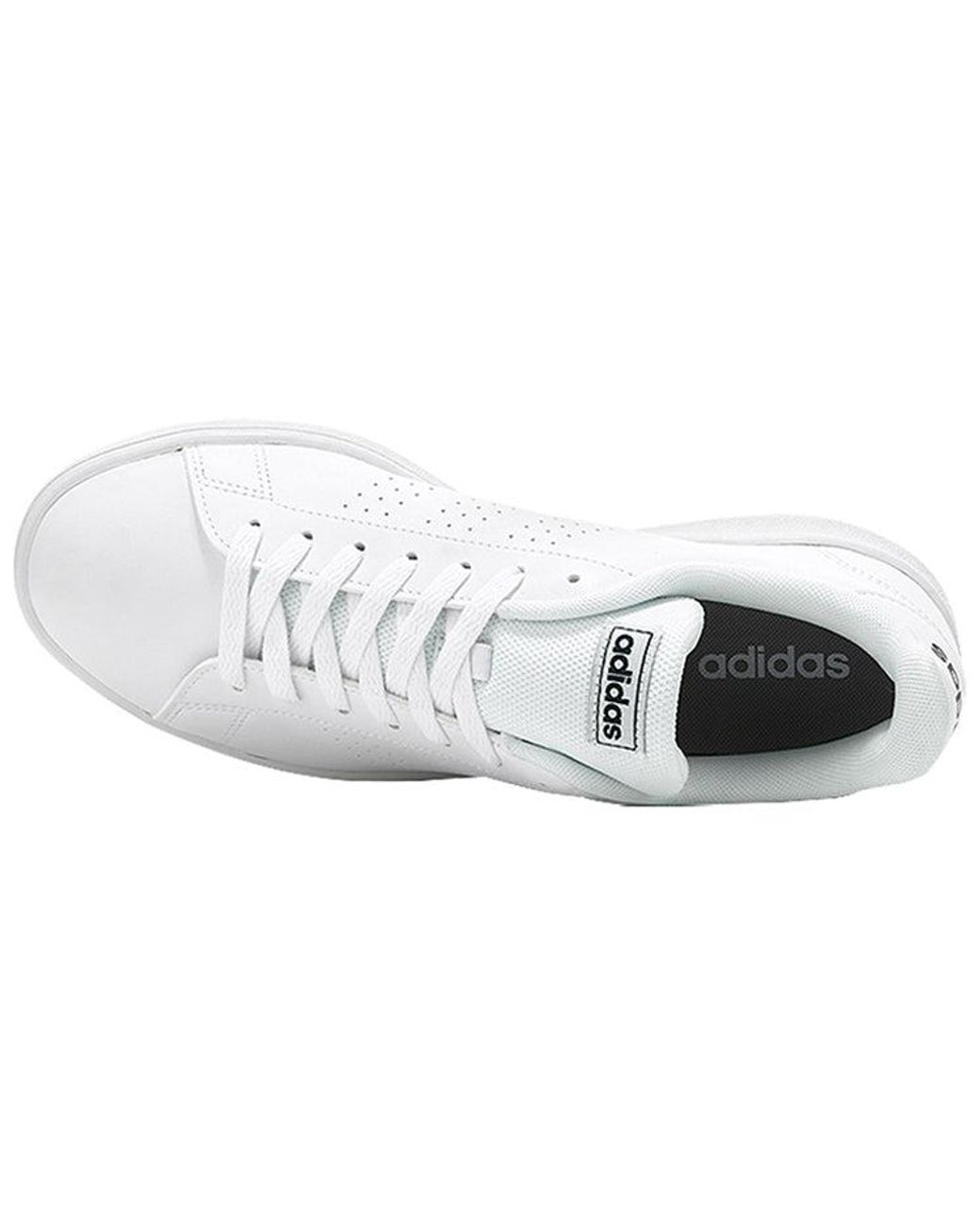 Adidas White Advantage Base Trace' for men