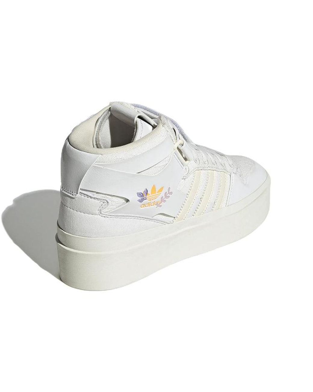 Adidas White (Wmns) Forum Bonega Mid 'Embroidered Floral'