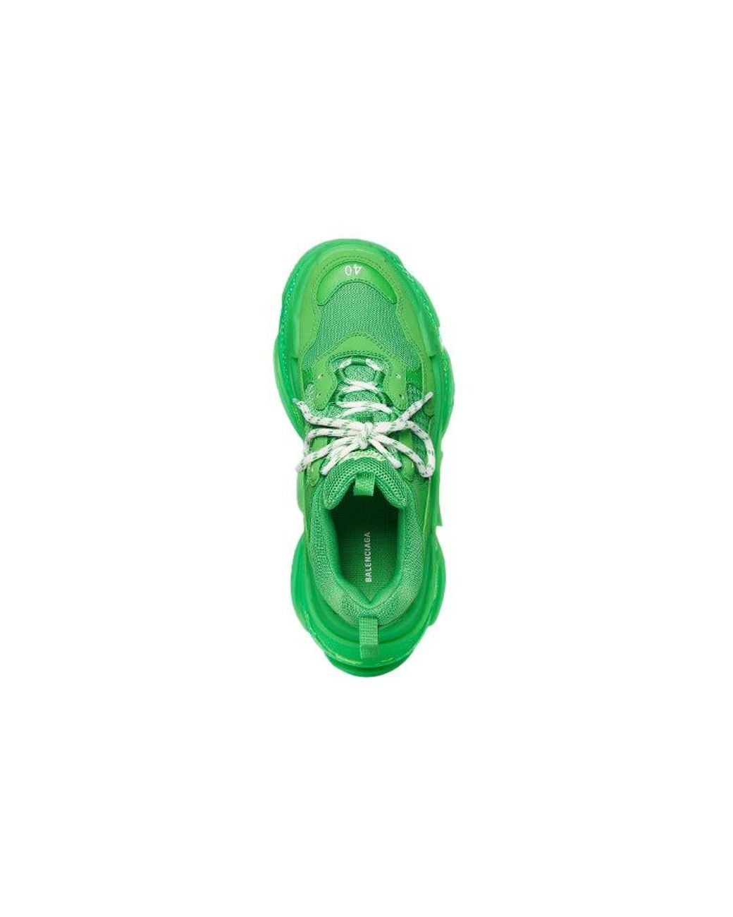 Balenciaga Green (Wmns) Triple S 'Clear Sole
