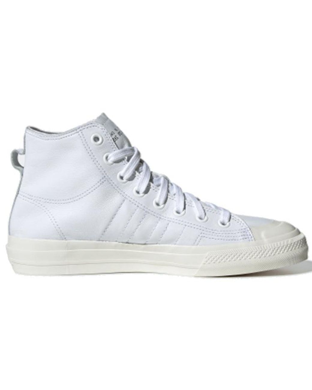 adidas Nizza Rf High Recon Leather 'triple White' for Men | Lyst