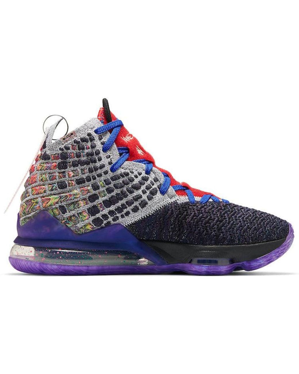 Nike Blue Lebron 17 Ep 'What The' for men