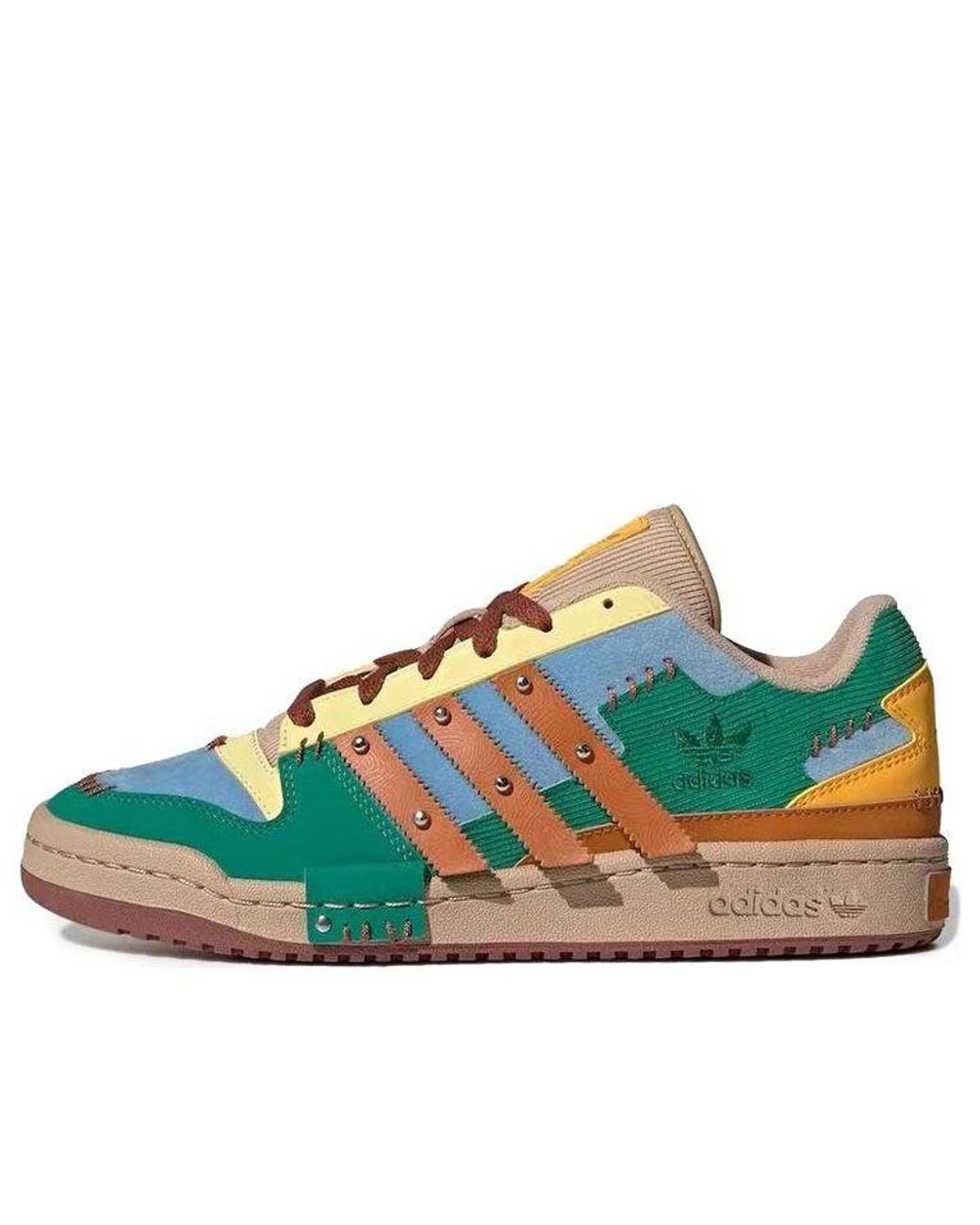 Adidas Blue Melting Sadness X Forum Exhibit Low 'Puppet Costume for men