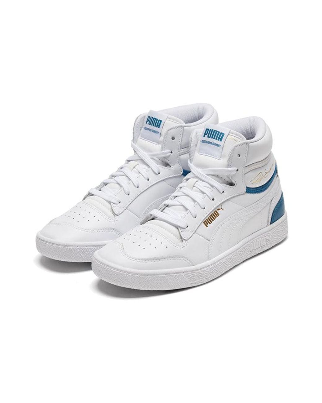 PUMA White Ralph Sampson Mid Digi' for men