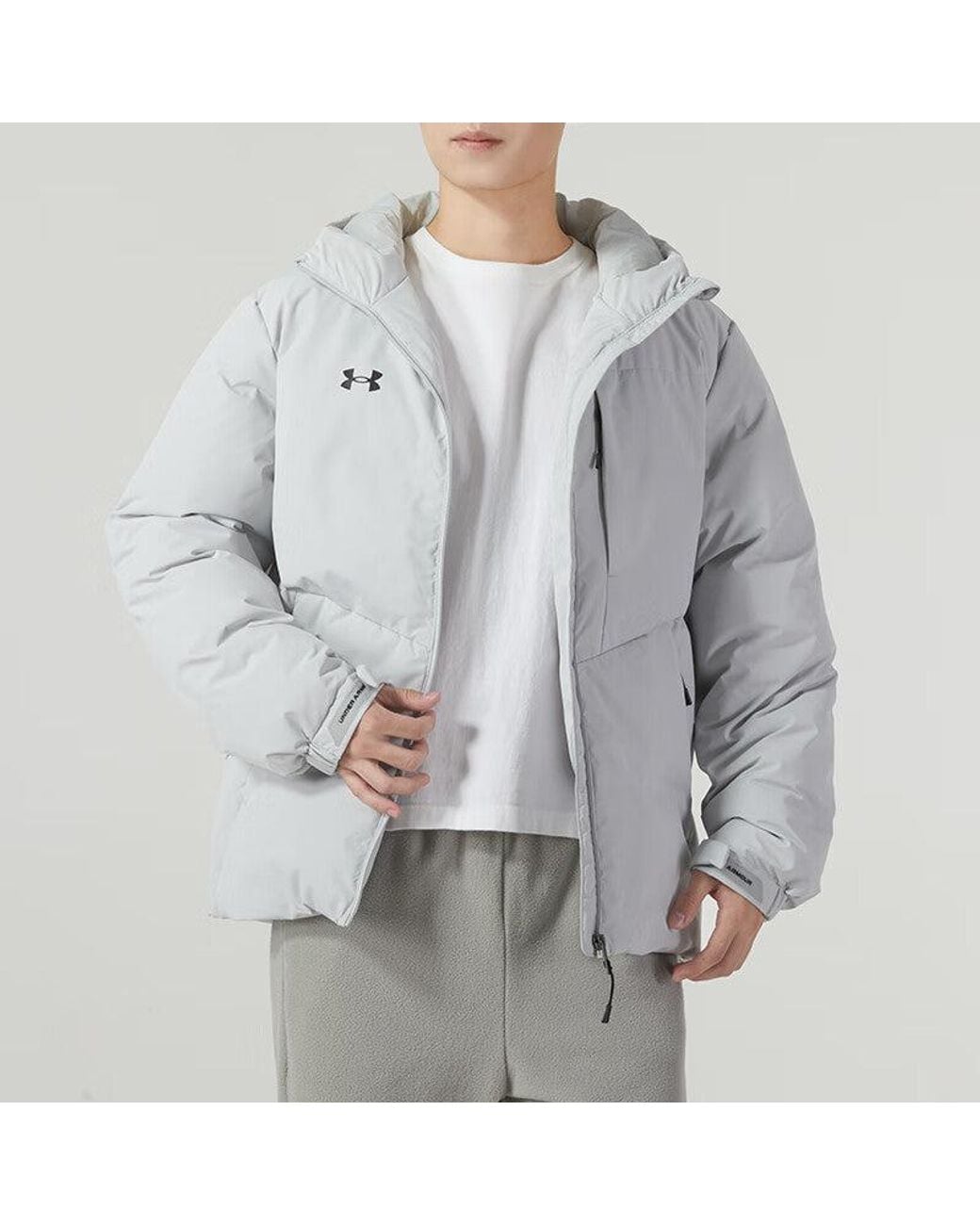 Under Armour Gray Winter Down Jacket for men