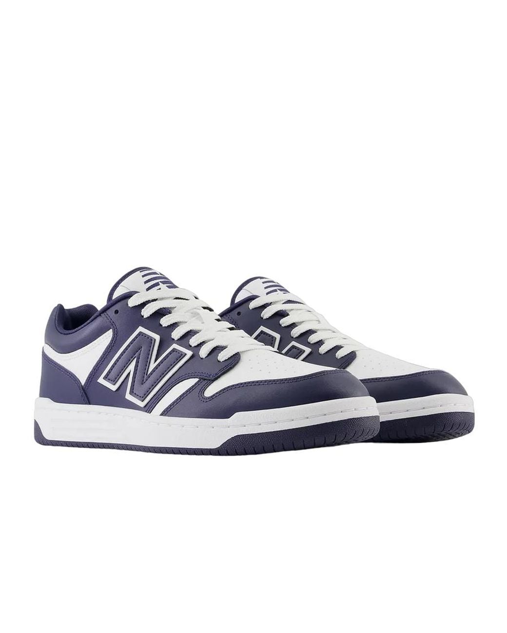 New Balance Blue 480 Shoes White/navy for men