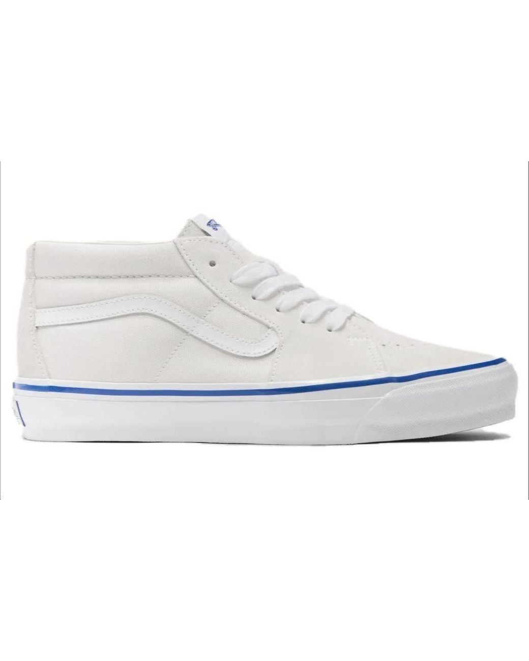 Vans White Premium Sk8-Mid 83 Shoes for men