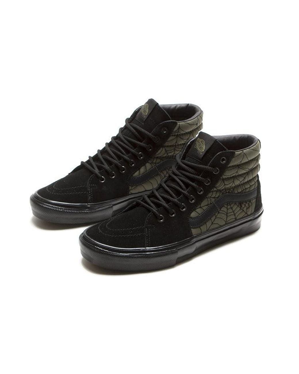 Vans Black Ben Kadow X Skate Sk8-Hi 'Web' for men