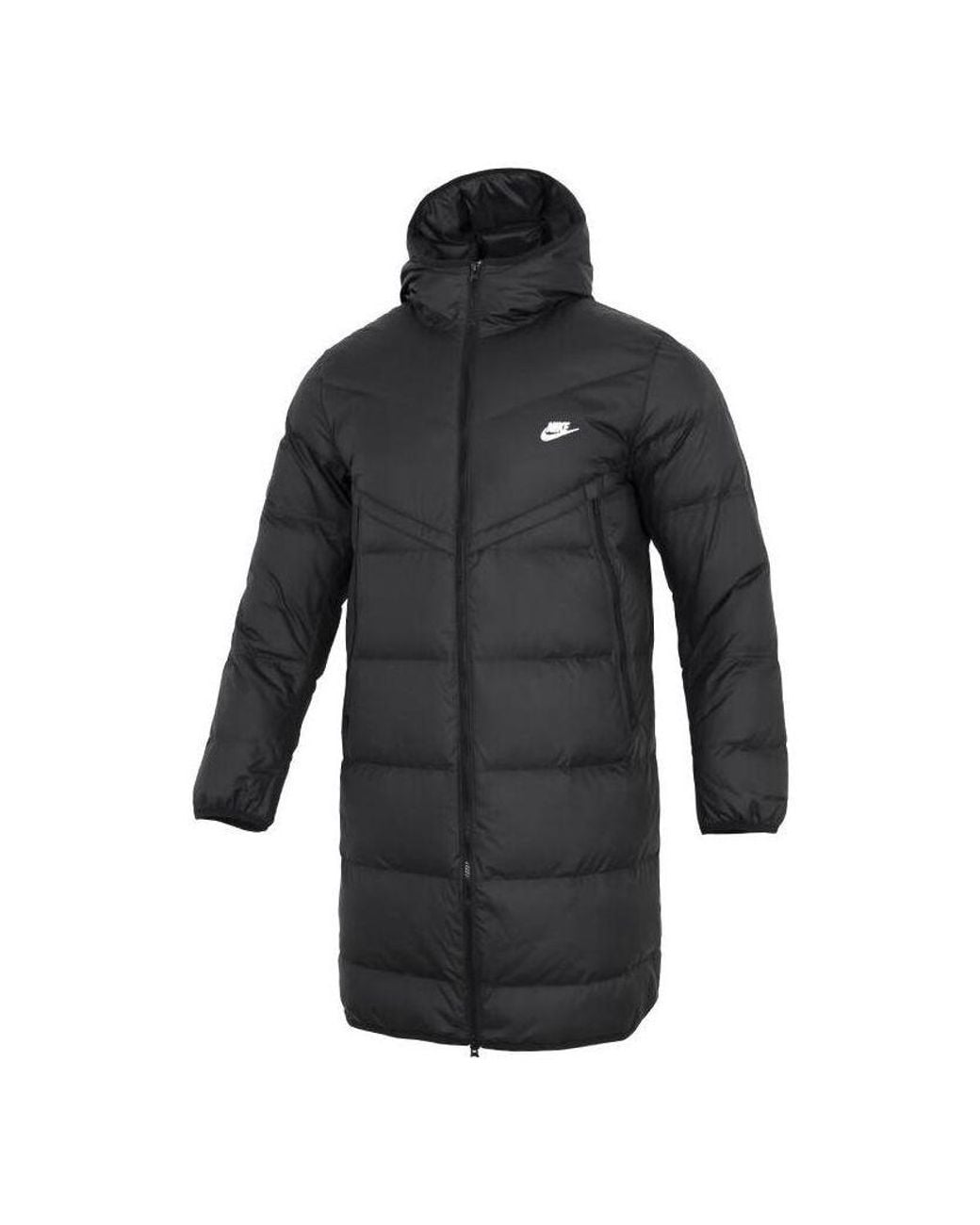 nike long puffer coat mens