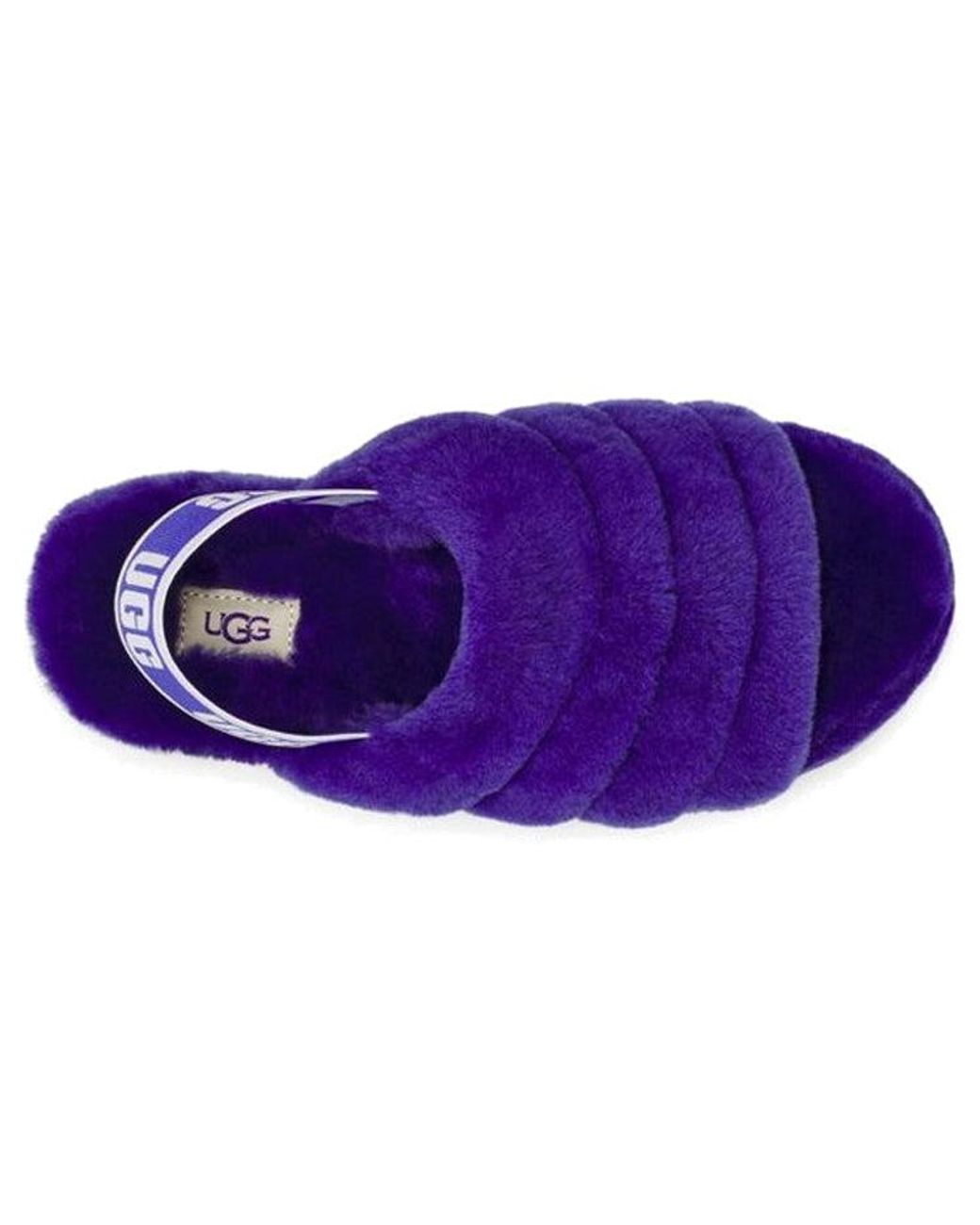 Ugg Purple (Wmns) Fluff Yeah Slide Minimalistic Thick Sole
