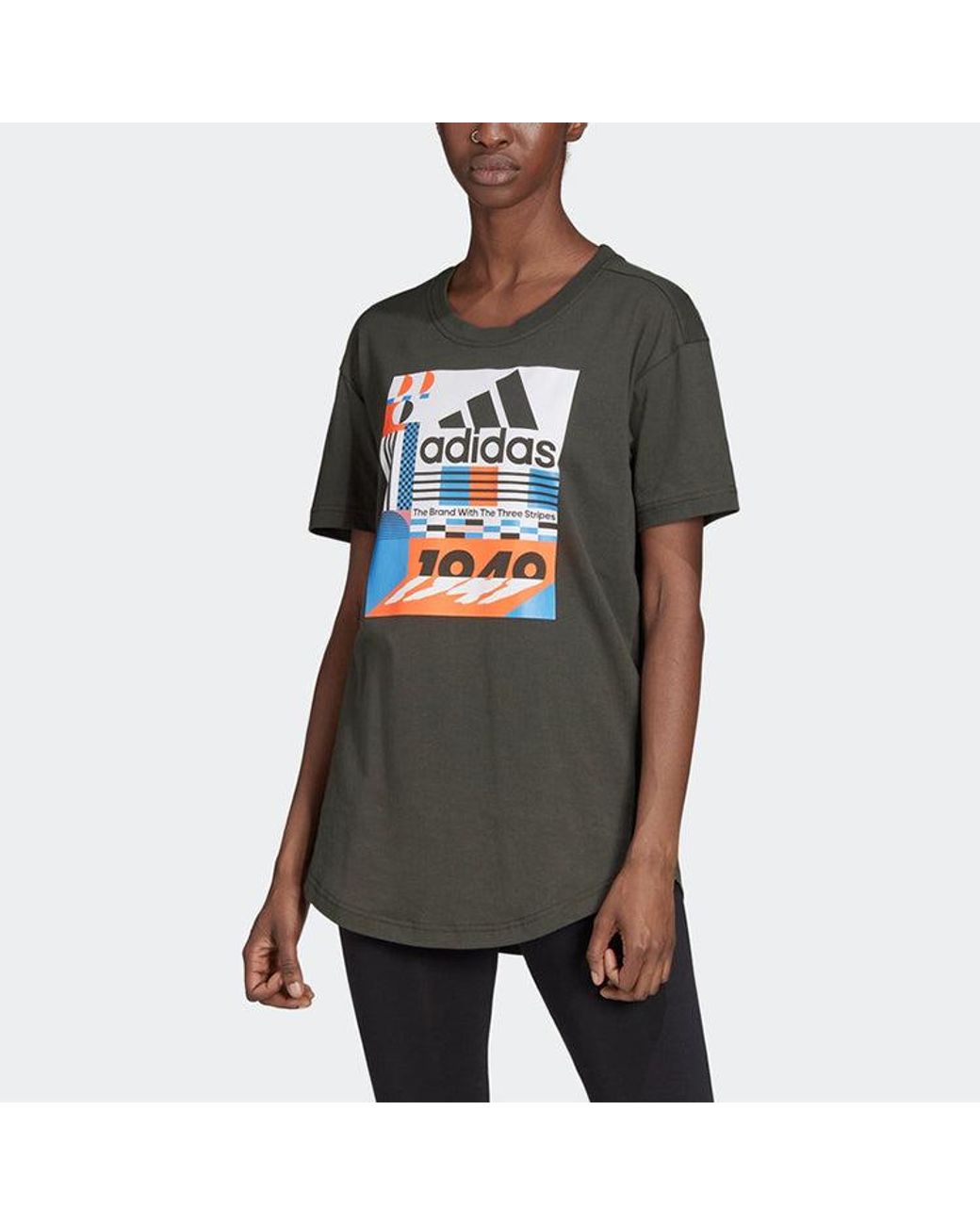 Adidas Gray (Wmns) Sports Round-Neck