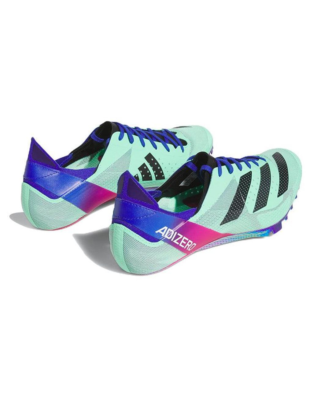 Adidas Blue Adizero Finesse Spikes 'Pulse Mint Lucid' for men