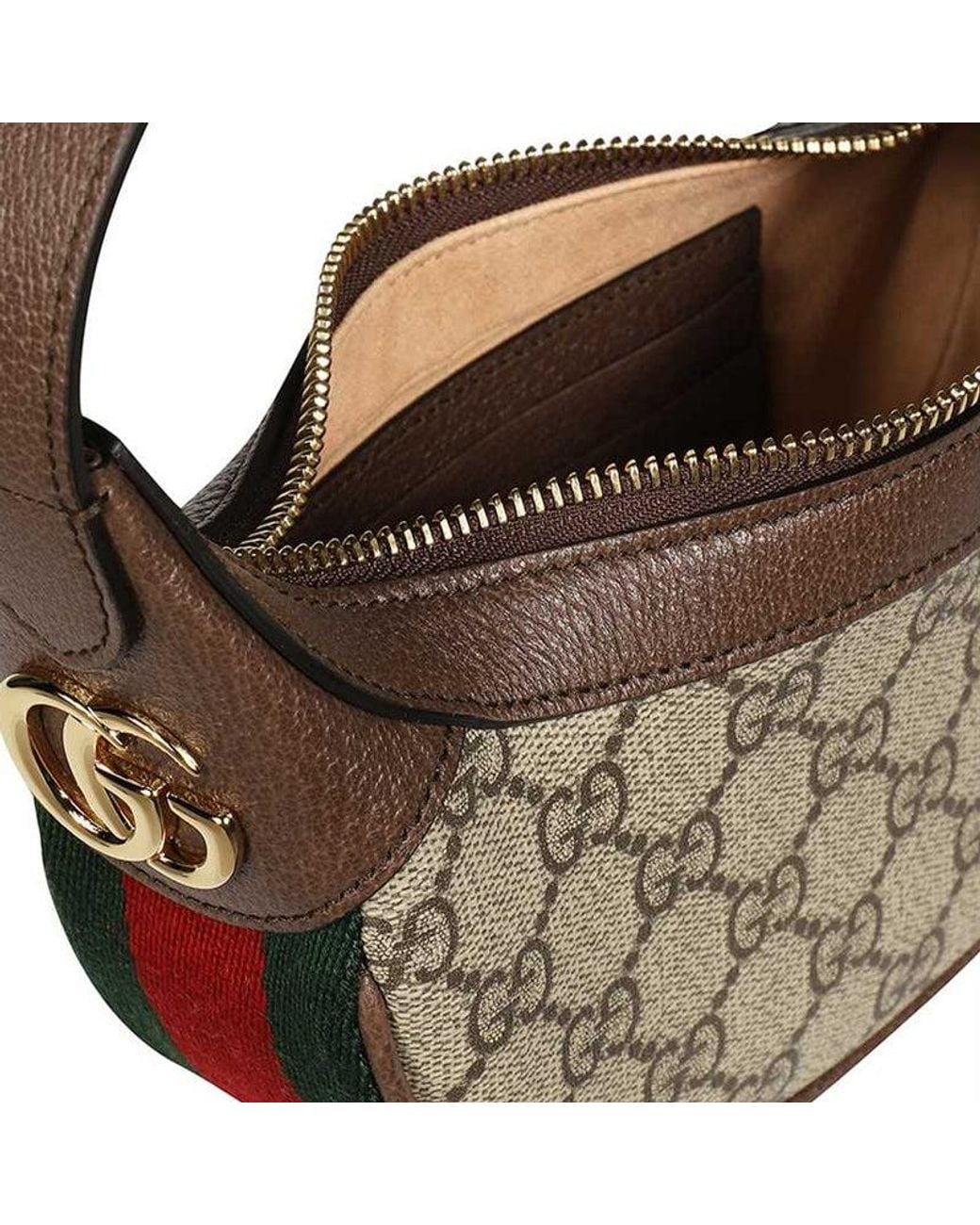 Gucci Brown Ophidia Gg Mini Shoulder Bag