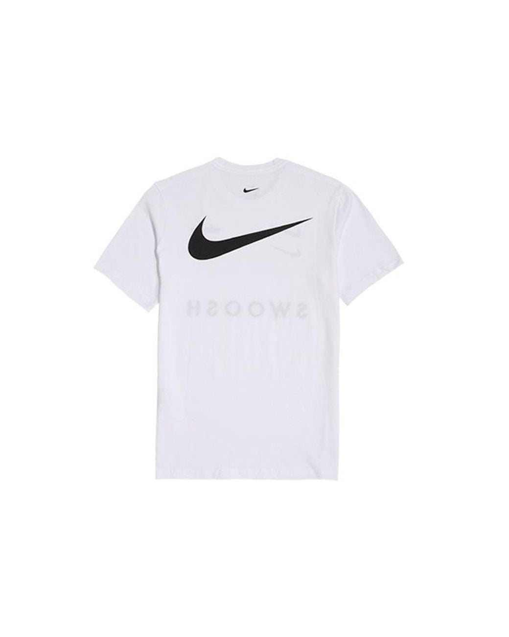 Nike White Sportswear Swoosh Sports Short Sleeve for men