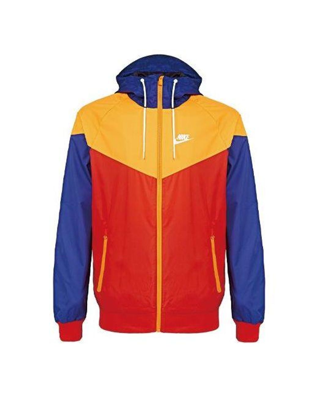 Nike Windrunner Windrunner Colorblock Jacket in Orange for Men | Lyst