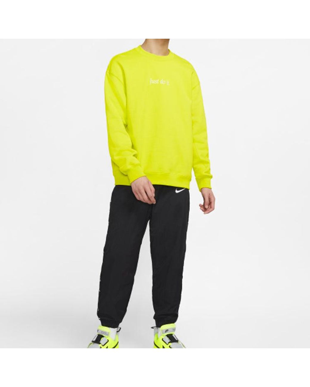 Nike Yellow Sportswear Jdi Round Neck for men