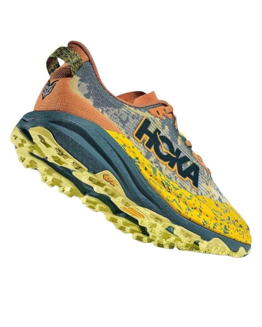 Hoka One One Yellow Speedgoat 6 'Terra Cotta Mountain Fog' for men