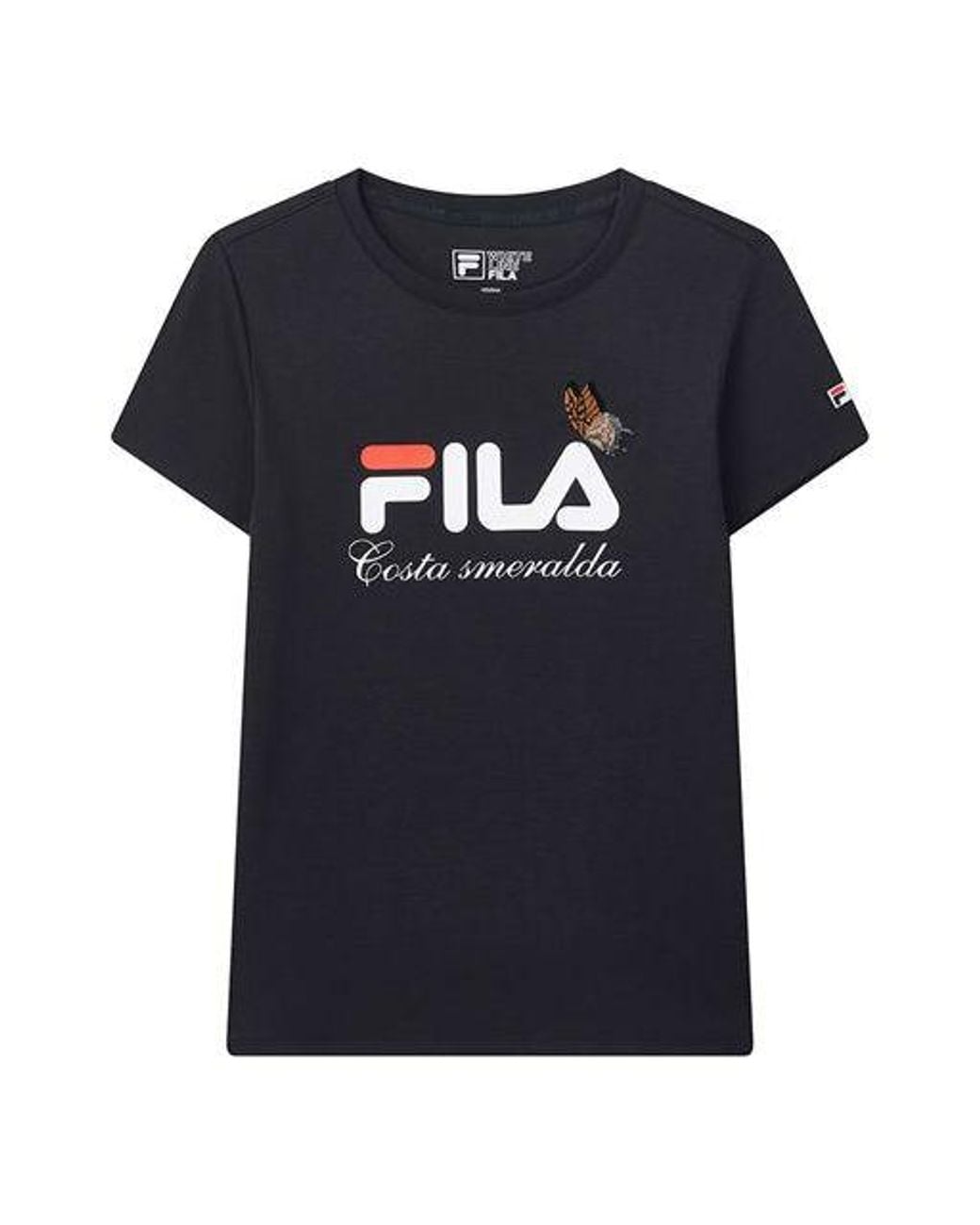 Fila Blue (Wmns) Logo Printing Tee
