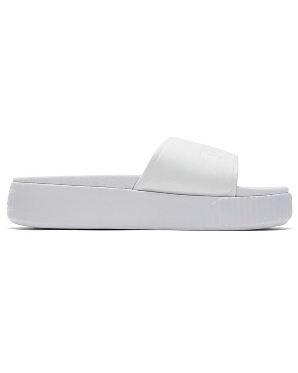 PUMA White (Wmns) Platform Bold Slipper