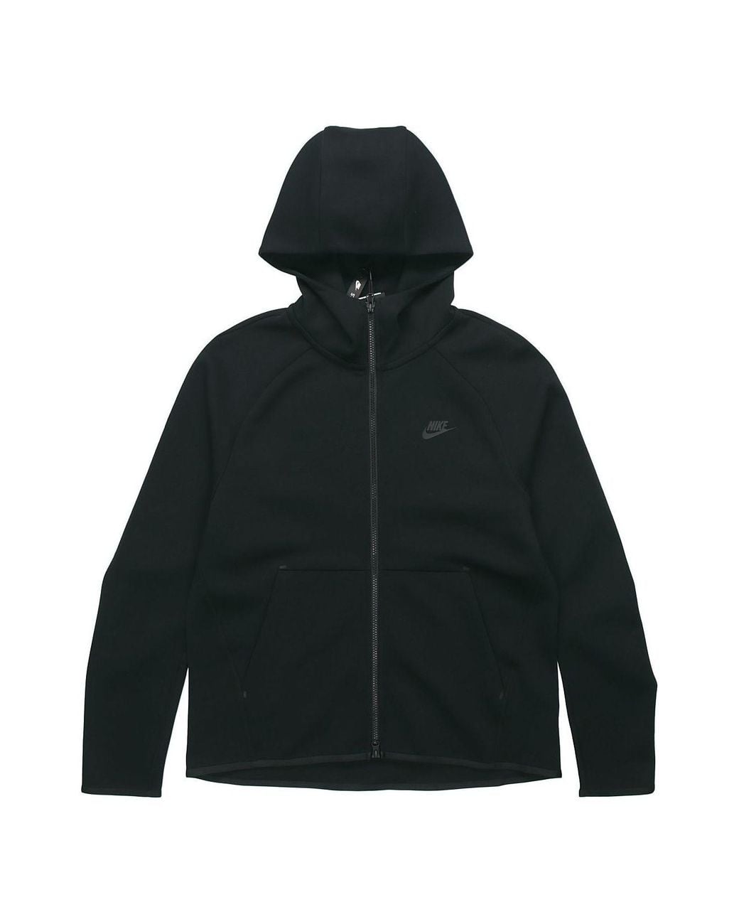 Nike Black As Sportswear Tch Flc Fz for men