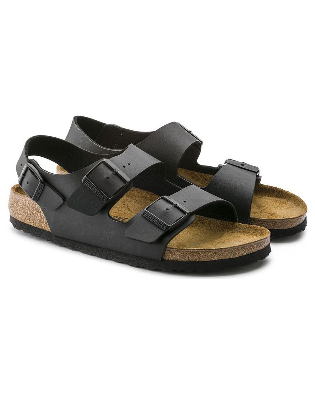Birkenstock Black Milano Birko Flor for men