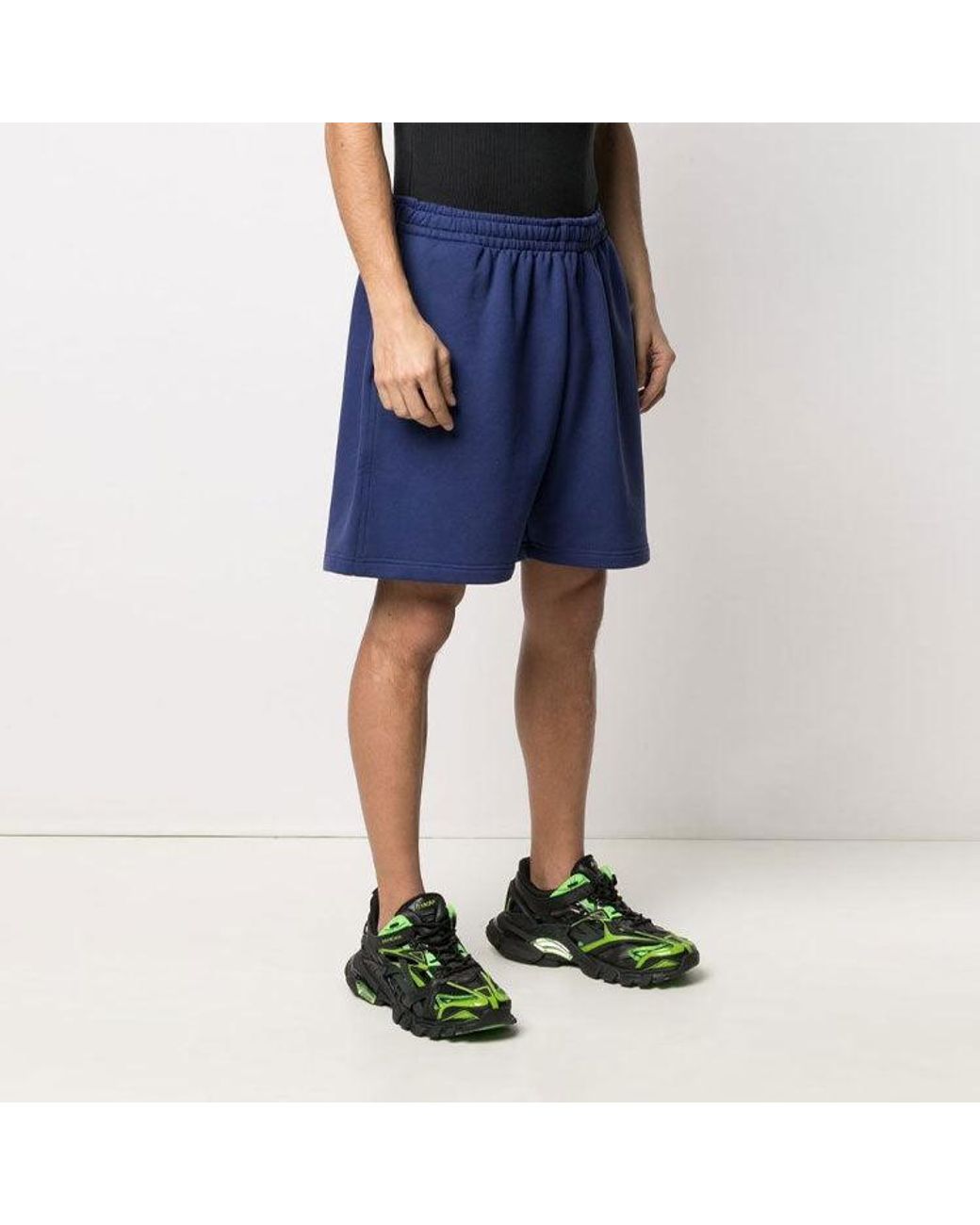Balenciaga Blue Political Campaign Short for men
