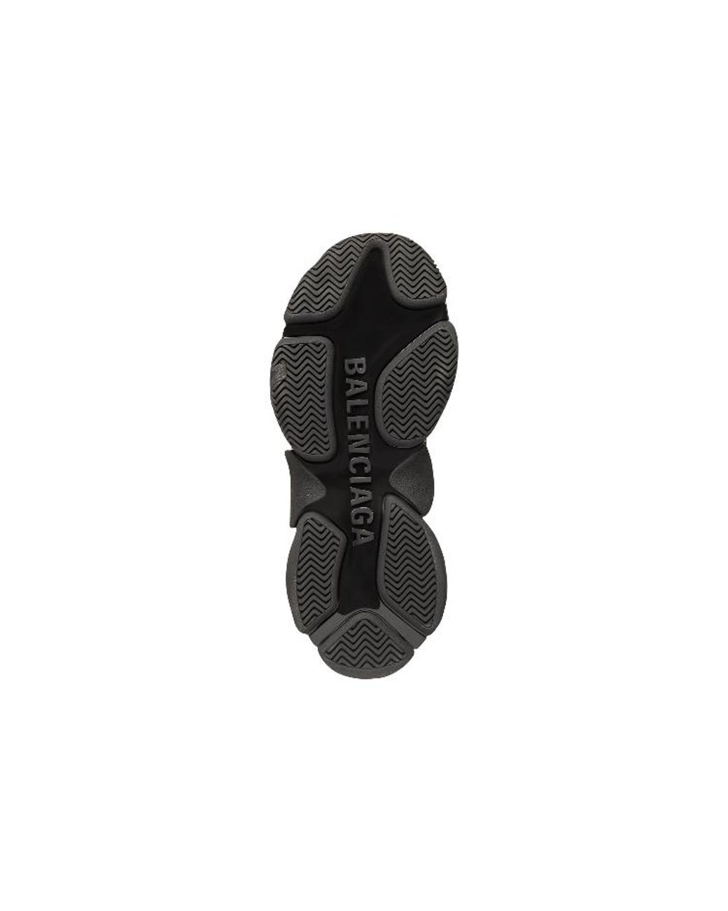 Balenciaga Black Triple S Logotype Sneakers for men