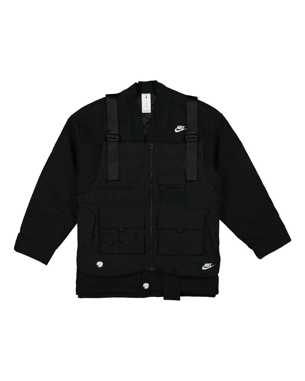 Nike Black X Peaceminusone G-Dragon 2+1 Jacket 'Asia Sizing for men